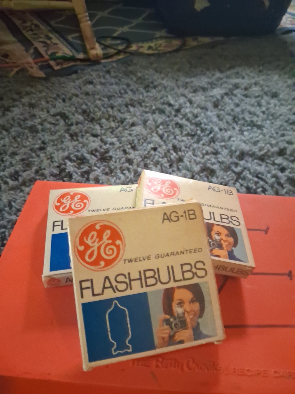 GE AG-1B Flashbulbs - White and Blue Packaging